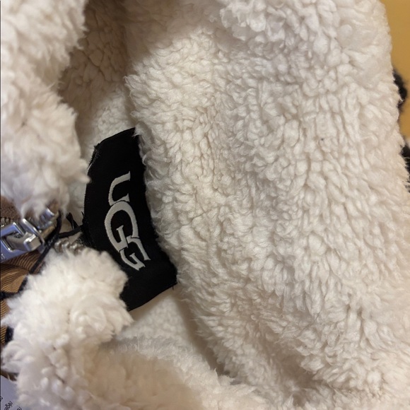 UGG-Lydi Bonded Fleece Half Zip-Chesnut - Picture 5 of 6